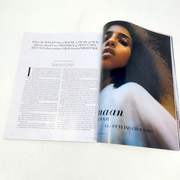 IMAAN HAMMAM Harper’s Bazaar Magazine May 2022 BRAND NEW The Beauty Issue - Picture 5 of 16